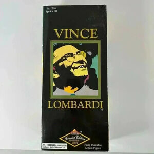 Green Bay Packers 1998 Vince Lombardi LE 9" in Action Figure Collector’s Series